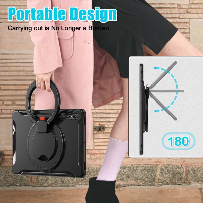 Etui Samsung Galaxy Tab S9 Ultra Obrotowy Pierścień Podtrzymujący