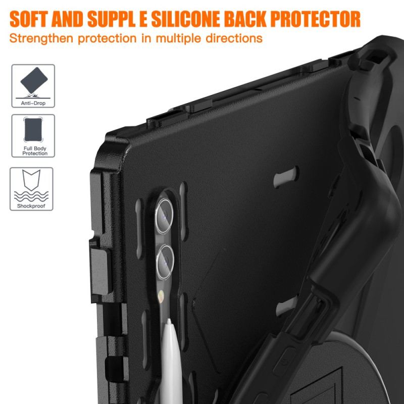 Etui Samsung Galaxy Tab S9 Ultra Potrójny Pasek Ochronny I Wsparcie
