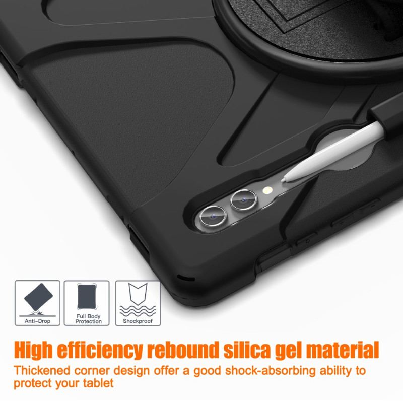 Etui Samsung Galaxy Tab S9 Ultra Potrójny Pasek Ochronny I Wsparcie