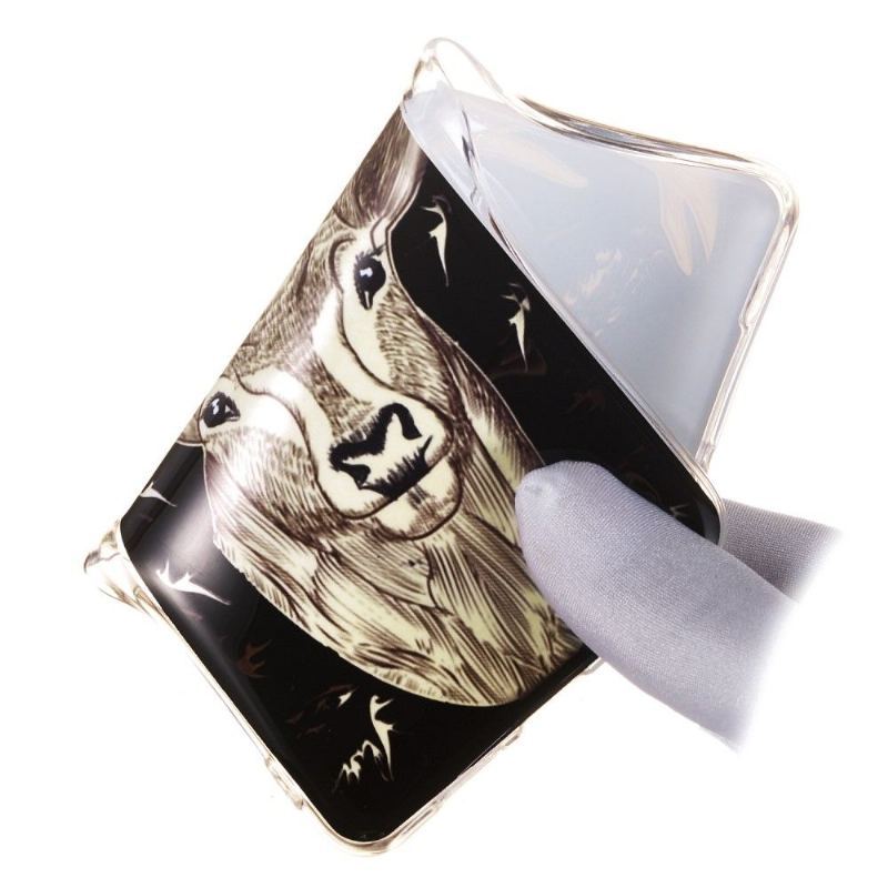 Etui do Huawei Y7 2019 Anti-fall Luminous Wapiti