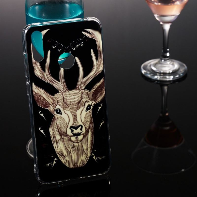 Etui do Huawei Y7 2019 Anti-fall Luminous Wapiti
