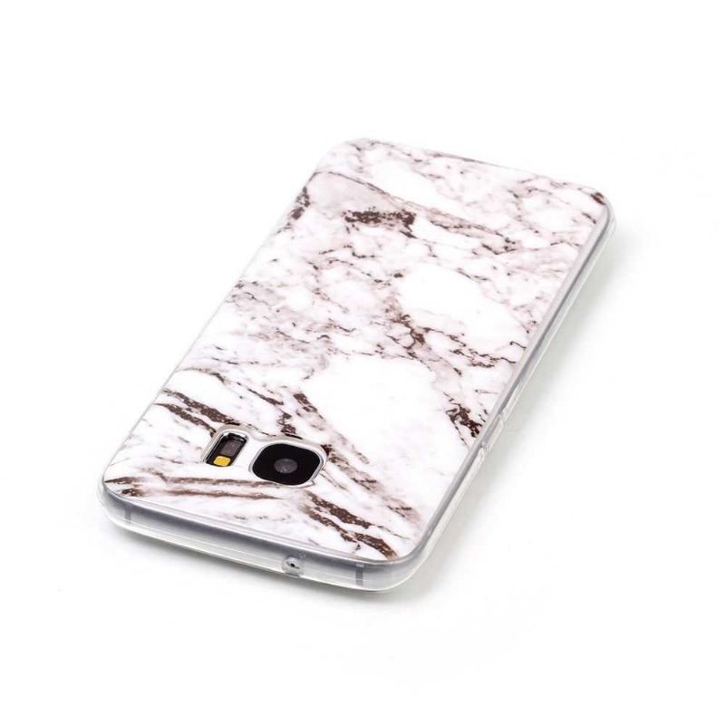 Etui do Samsung Galaxy S7 Edge Classic Marble - Biały