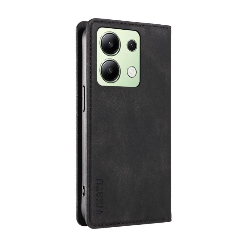 Etui Folio Xiaomi Redmi Note 13 4g Efekt Zamszu Yikatu