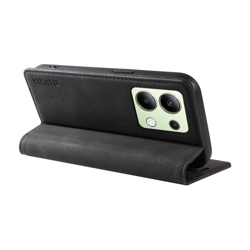 Etui Folio Xiaomi Redmi Note 13 4g Efekt Zamszu Yikatu