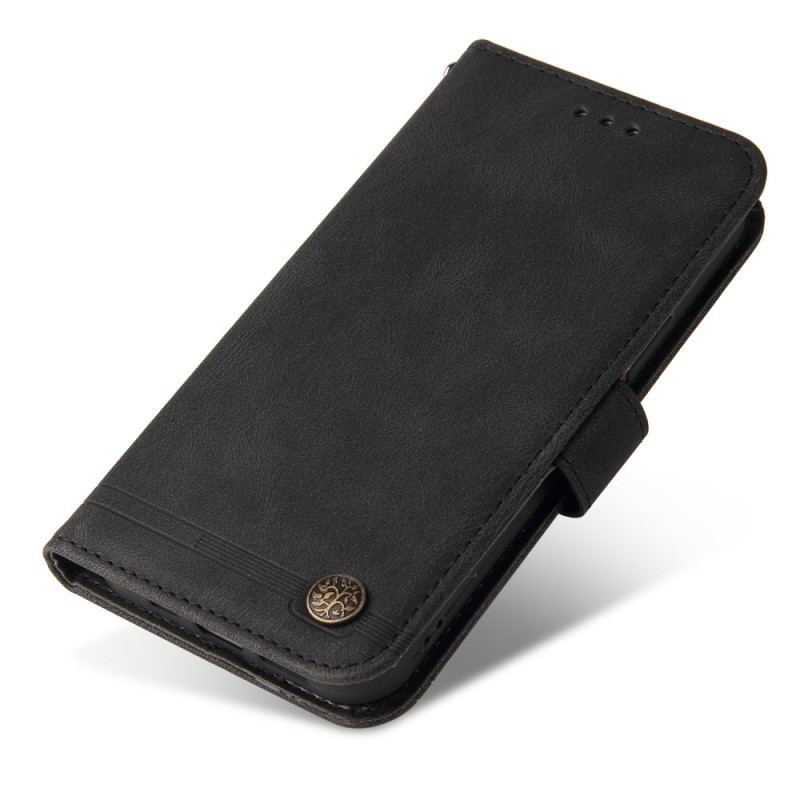Etui Folio Xiaomi Redmi Note 13 4g Ozdobny Nit Do Paska