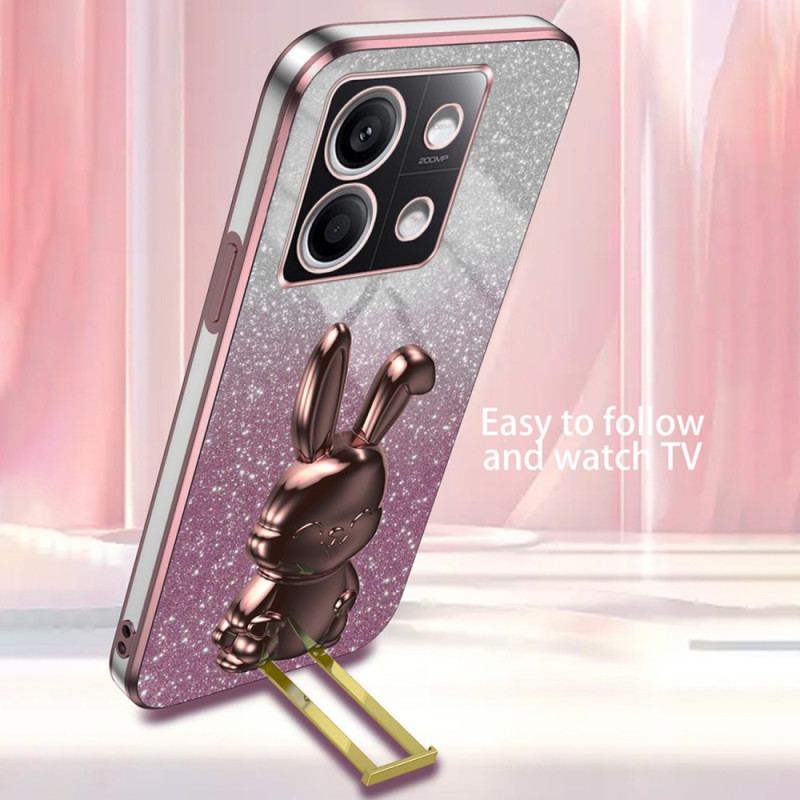 Etui Xiaomi Redmi Note 13 4g Różowe Wsparcie Dla Królika