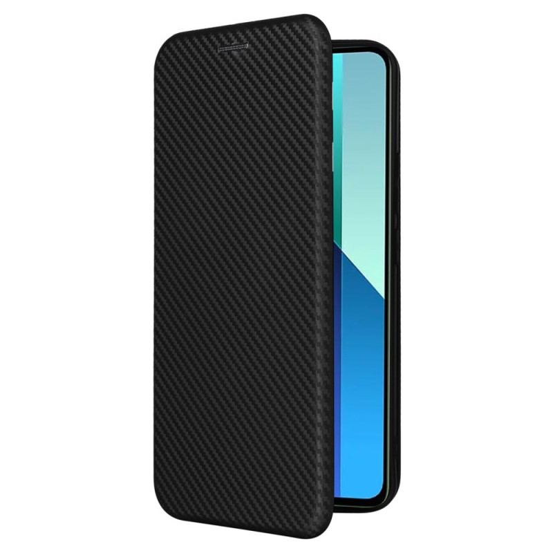 Flip Kotelot Xiaomi Redmi Note 13 4g Włókno Węglowe Etui Ochronne