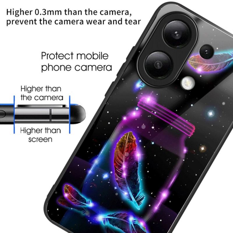 Futerały Xiaomi Redmi Note 13 4g Etui Na Telefon Fluorescencyjne Pióro Ze Szkła Hartowanego