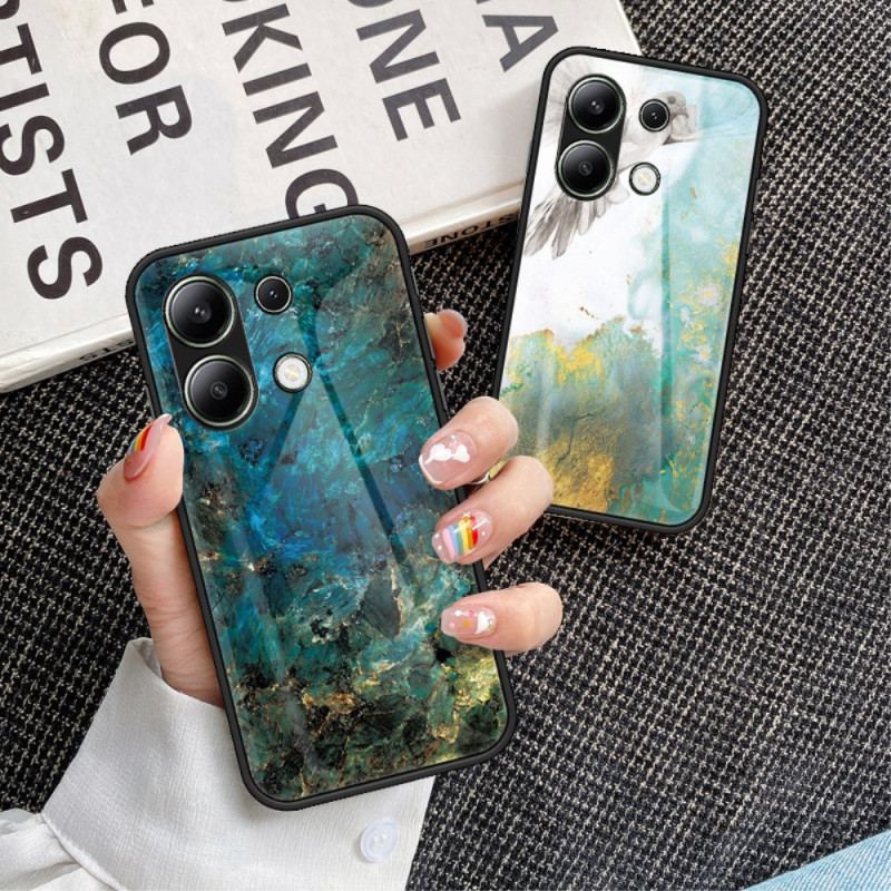 Futerały Xiaomi Redmi Note 13 4g Etui Na Telefon Marmurowe Szkło Hartowane