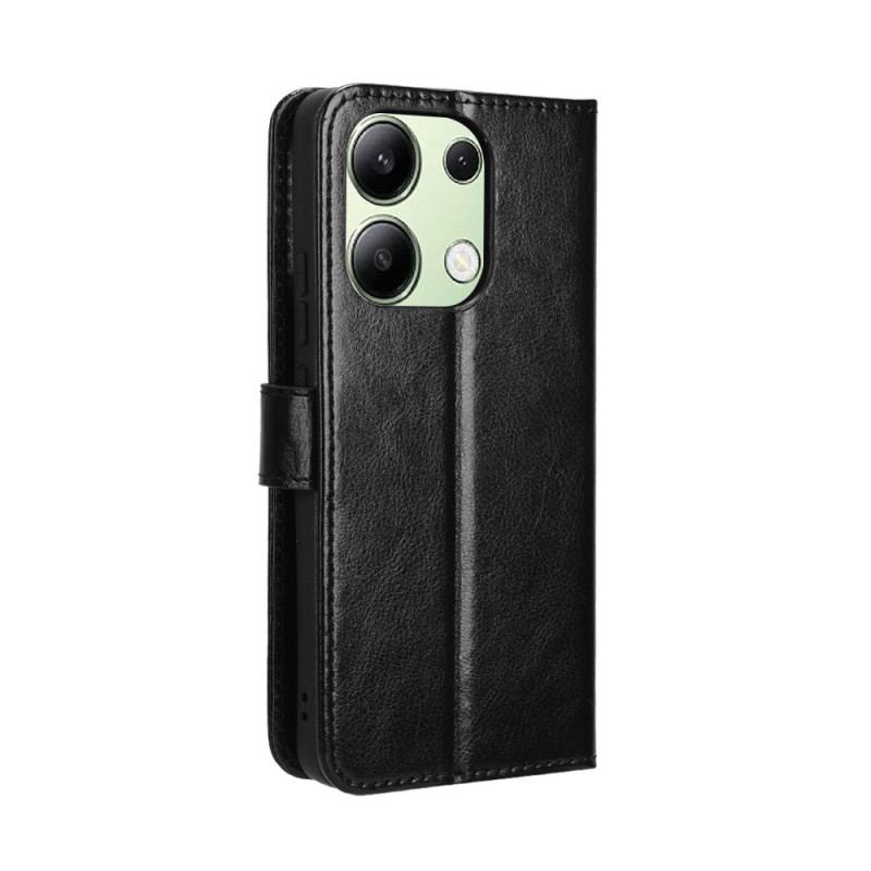 Pokrowce Xiaomi Redmi Note 13 4g Błyszcząca Sztuczna Skóra Z Paskiem