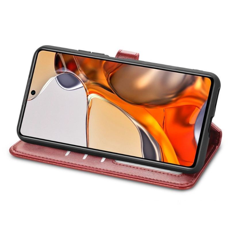 Etui Folio do Xiaomi 11T / 11T Pro Indila Etui Na Karty Ze Sztucznej Skóry