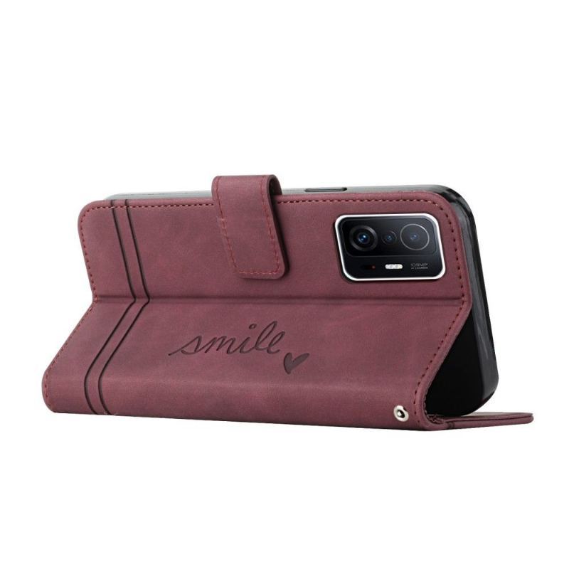 Etui Folio do Xiaomi 11T / 11T Pro Uśmiech Linii