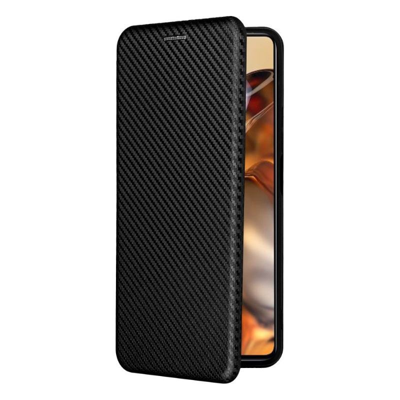 Skórzany Futerał do Xiaomi 11T / 11T Pro Skóra Ekologiczna Z Włókna Węglowego