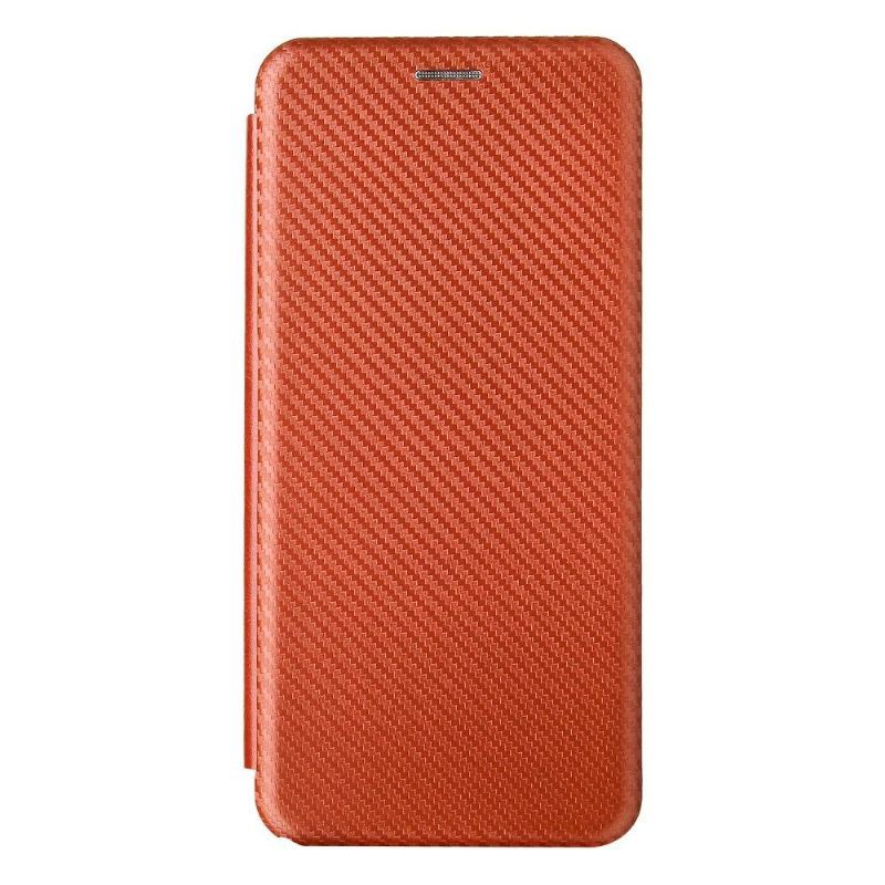 Skórzany Futerał do Xiaomi 11T / 11T Pro Skóra Ekologiczna Z Włókna Węglowego