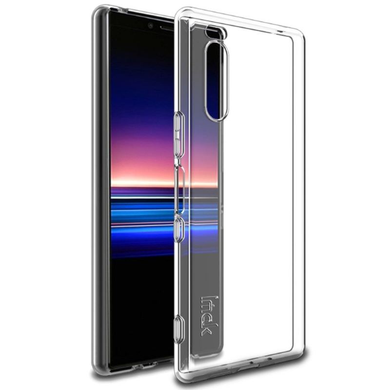 Etui do Sony Xperia 5 Biznes Przezroczysty Silikon