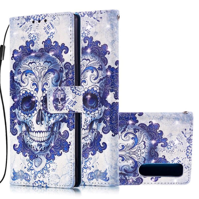 Etui Folio do Sony Xperia 5 Calavera Wzór