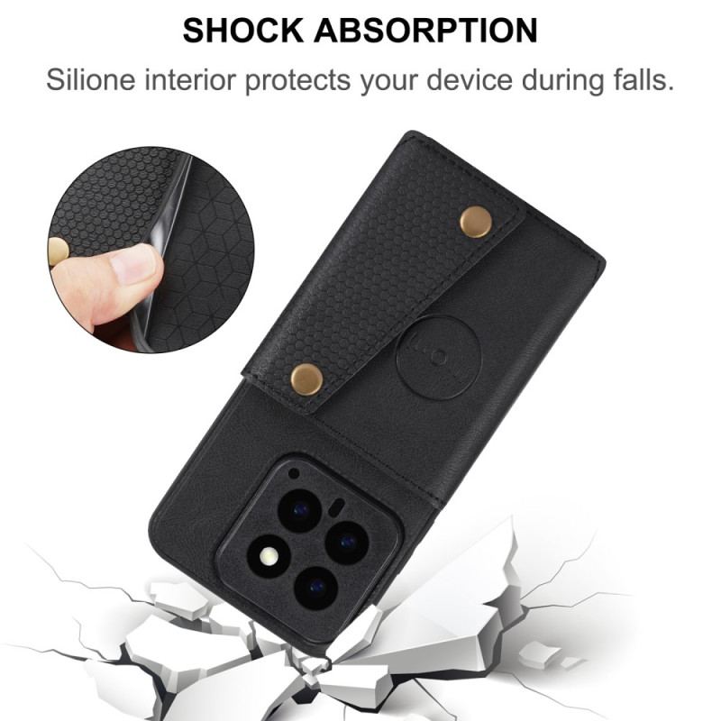 Etui Xiaomi 14 Uchwyt Na Kartę I Wspornik