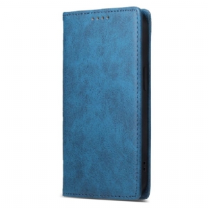 Flip Kotelot Xiaomi 14 Blokowanie Rfid Z Efektem Retro Skóry Etui Ochronne