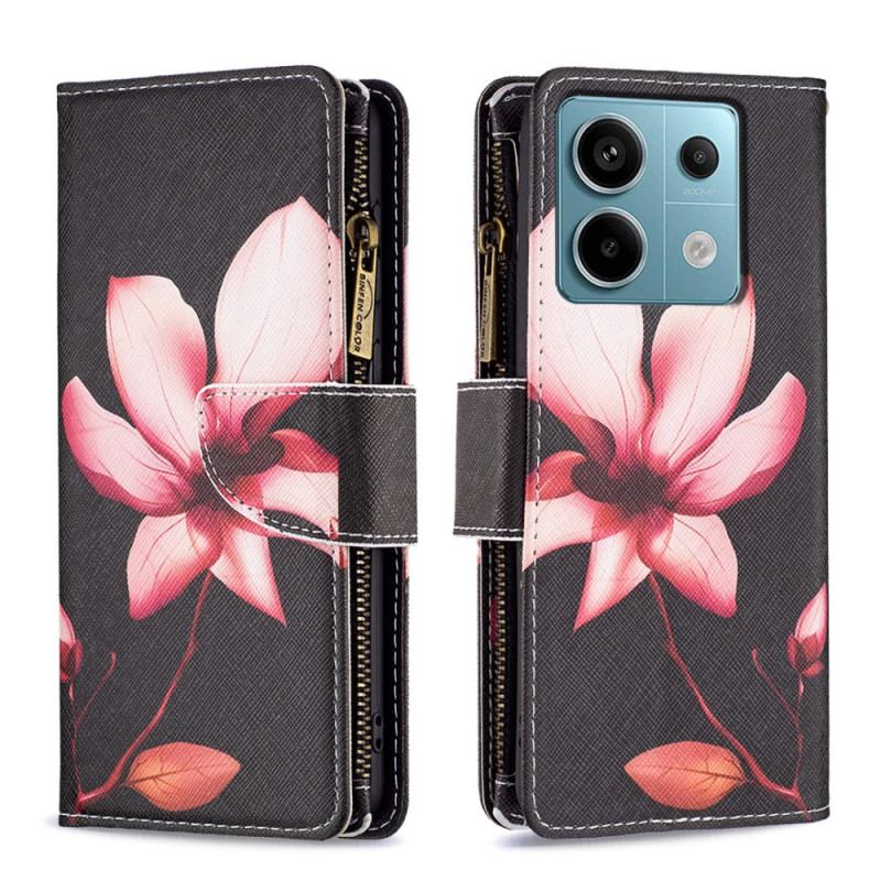 Etui Folio Xiaomi Redmi Note 13 Pro 5g Portfel Lotosu