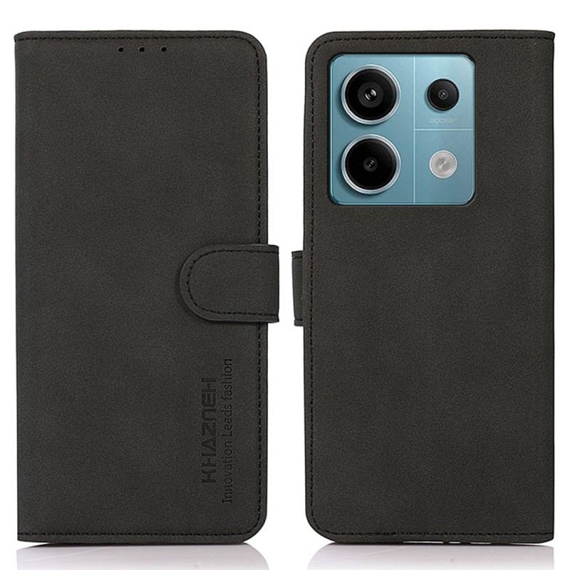 Etui Folio Xiaomi Redmi Note 13 Pro 5g Skórzany Styl Khazneh Etui Ochronne