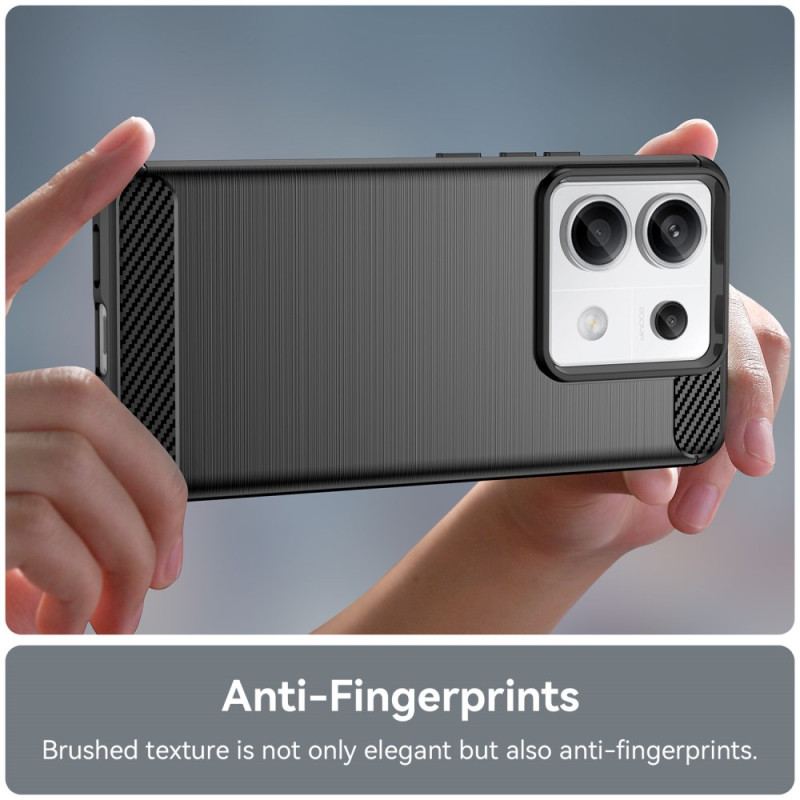 Etui Xiaomi Redmi Note 13 Pro 5g Tekstura Włókna Węglowego Etui Ochronne
