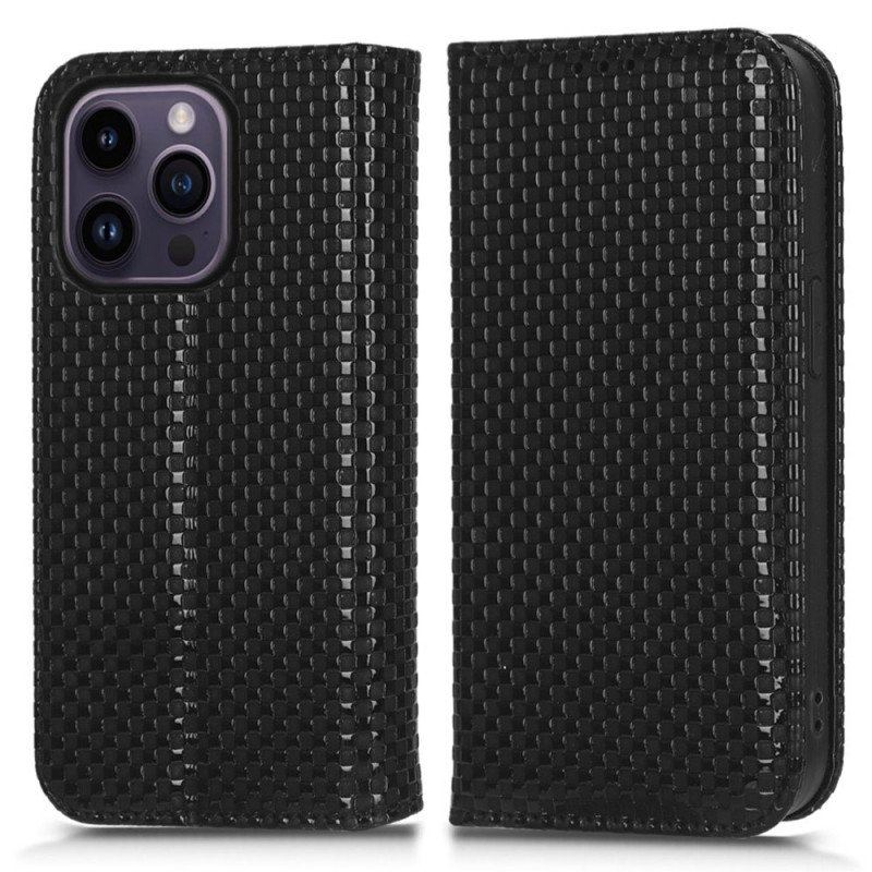 Etui Na Telefon do iPhone 14 Pro Etui Folio Teksturowane