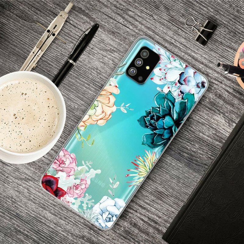 Etui do Samsung Galaxy S20 Plus / S20 Plus 5G Akwarela Kwiaty