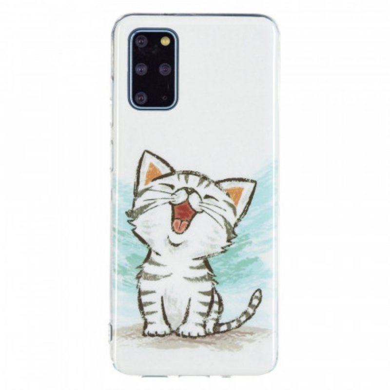 Etui do Samsung Galaxy S20 Plus / S20 Plus 5G Fluorescencyjny Kot