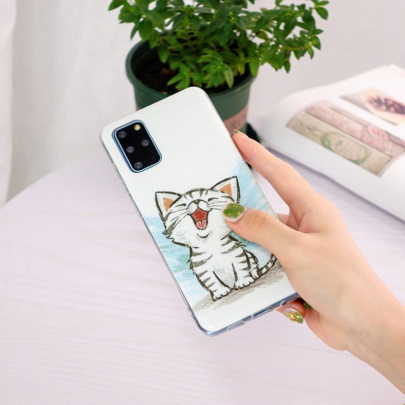 Etui do Samsung Galaxy S20 Plus / S20 Plus 5G Fluorescencyjny Kot