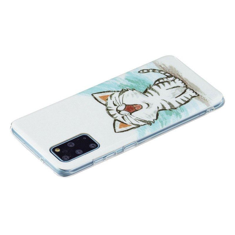 Etui do Samsung Galaxy S20 Plus / S20 Plus 5G Fluorescencyjny Kot
