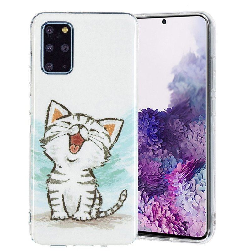 Etui do Samsung Galaxy S20 Plus / S20 Plus 5G Fluorescencyjny Kot