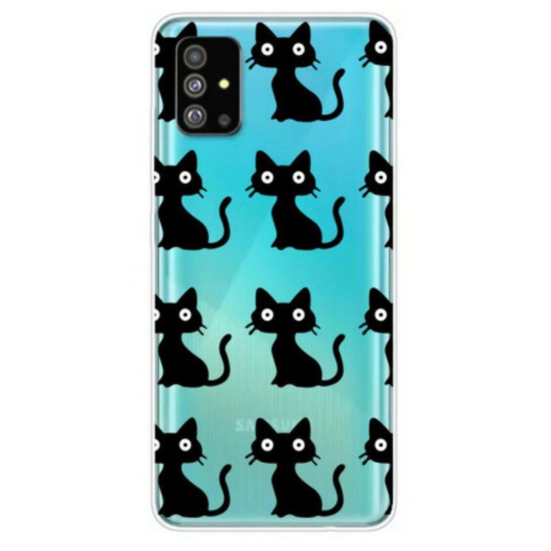 Etui do Samsung Galaxy S20 Plus / S20 Plus 5G Wiele Czarnych Kotów