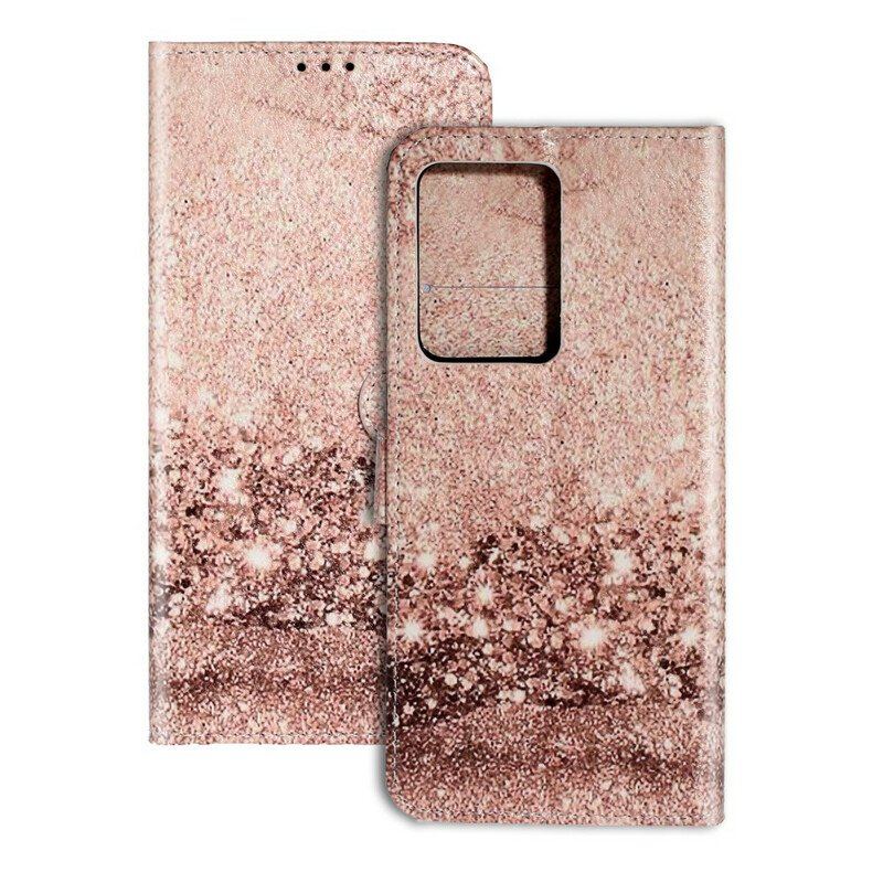 Etui Folio do Samsung Galaxy S20 Plus / S20 Plus 5G Designerskie Cekiny