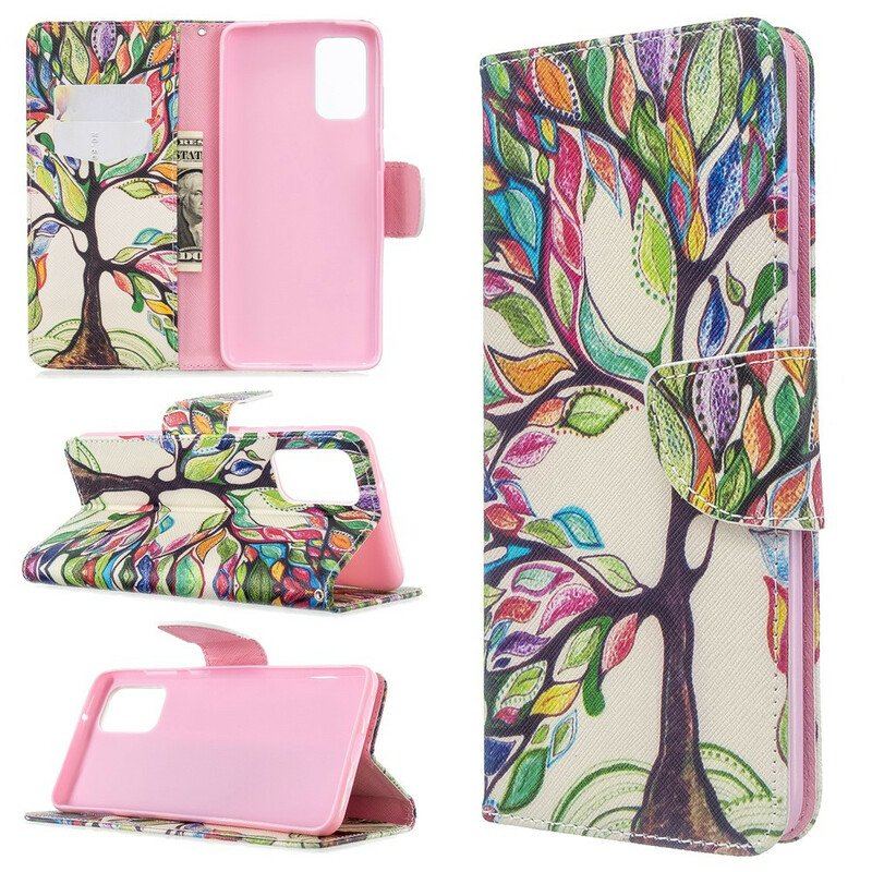 Etui Folio do Samsung Galaxy S20 Plus / S20 Plus 5G Kolorowe Drzewo