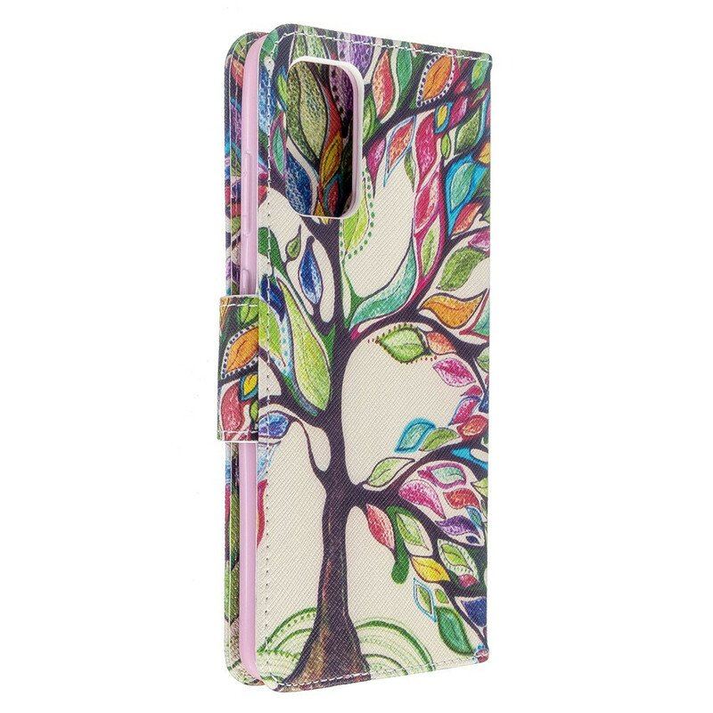 Etui Folio do Samsung Galaxy S20 Plus / S20 Plus 5G Kolorowe Drzewo