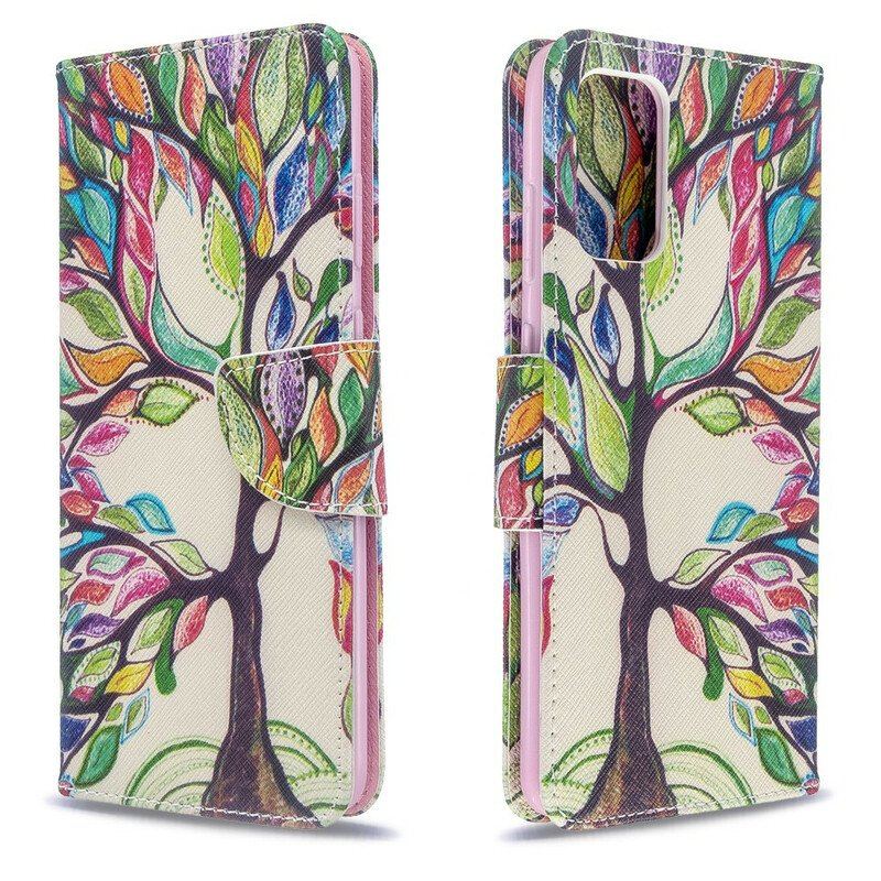 Etui Folio do Samsung Galaxy S20 Plus / S20 Plus 5G Kolorowe Drzewo