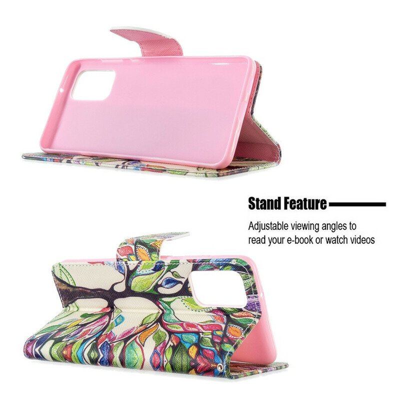 Etui Folio do Samsung Galaxy S20 Plus / S20 Plus 5G Kolorowe Drzewo