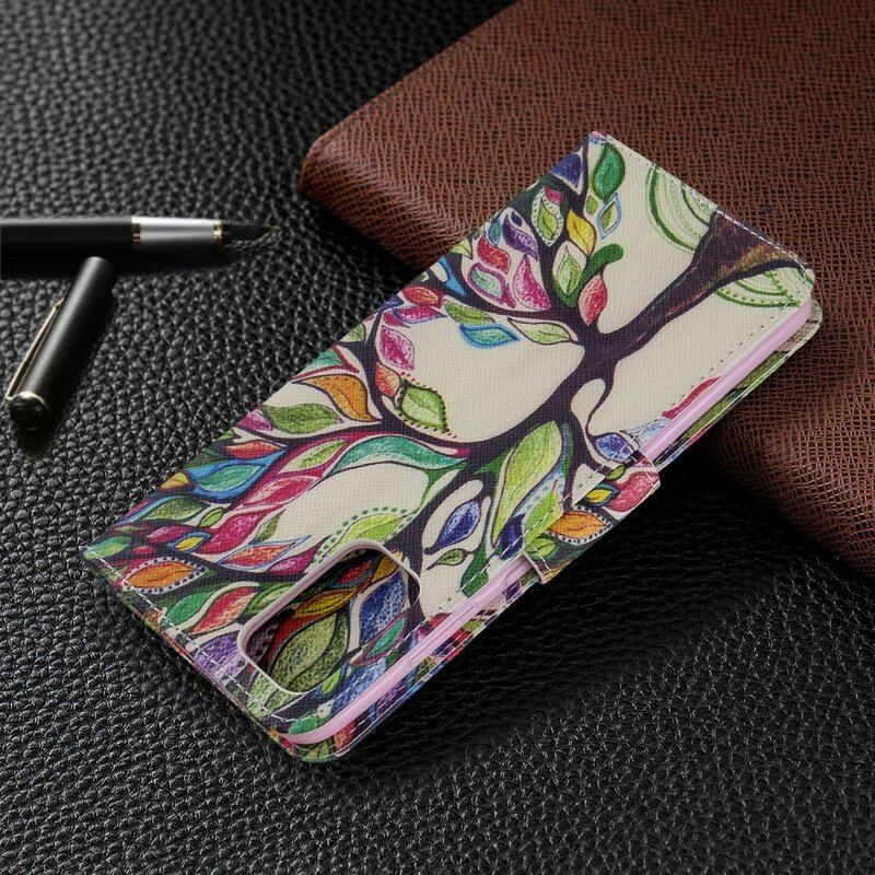Etui Folio do Samsung Galaxy S20 Plus / S20 Plus 5G Kolorowe Drzewo