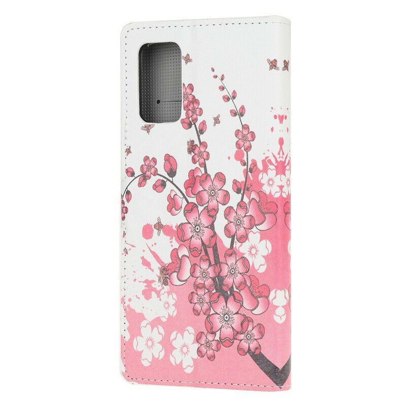 Etui Folio do Samsung Galaxy S20 Plus / S20 Plus 5G Tropikalne Kwiaty