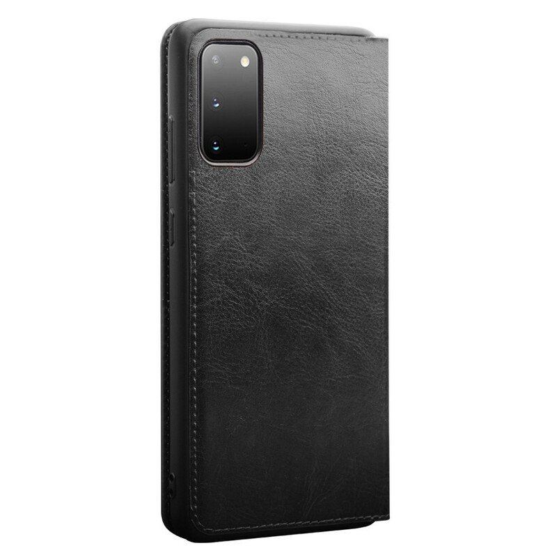 Etui Na Telefon do Samsung Galaxy S20 Plus / S20 Plus 5G Etui Folio Qialino Prawdziwej Skóry