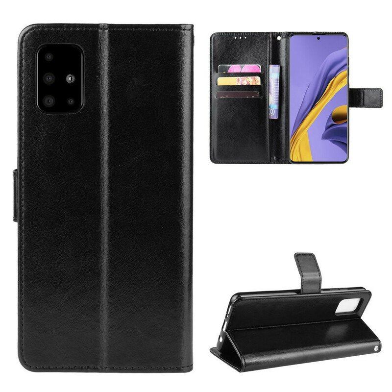 Skórzany Futerał do Samsung Galaxy S20 Plus / S20 Plus 5G Błyszcząca Sztuczna Skóra