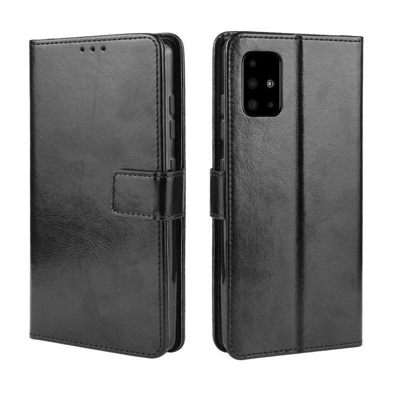 Skórzany Futerał do Samsung Galaxy S20 Plus / S20 Plus 5G Błyszcząca Sztuczna Skóra