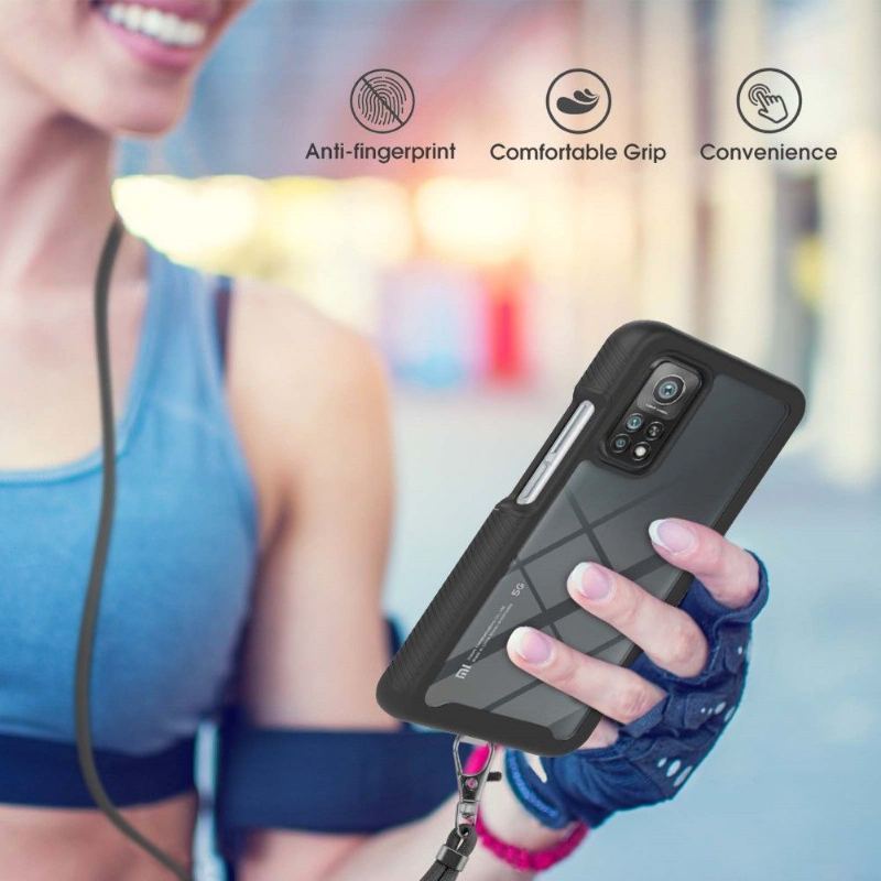 Etui do Xiaomi Mi 10T / 10T Pro Anti-fall ze Sznurkiem Seria Miejska