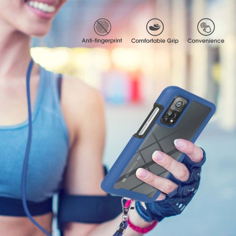 Etui do Xiaomi Mi 10T / 10T Pro Anti-fall ze Sznurkiem Seria Miejska