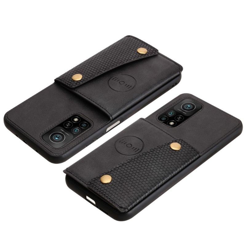 Futerały do Xiaomi Mi 10T / 10T Pro Obrzeża Faux Leather Multi Storage Na Karty