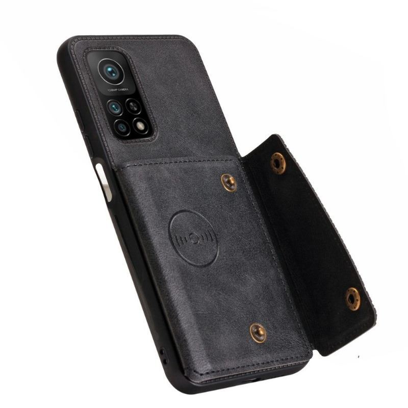 Futerały do Xiaomi Mi 10T / 10T Pro Obrzeża Faux Leather Multi Storage Na Karty