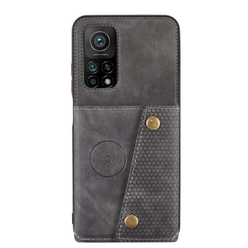 Futerały do Xiaomi Mi 10T / 10T Pro Obrzeża Faux Leather Multi Storage Na Karty