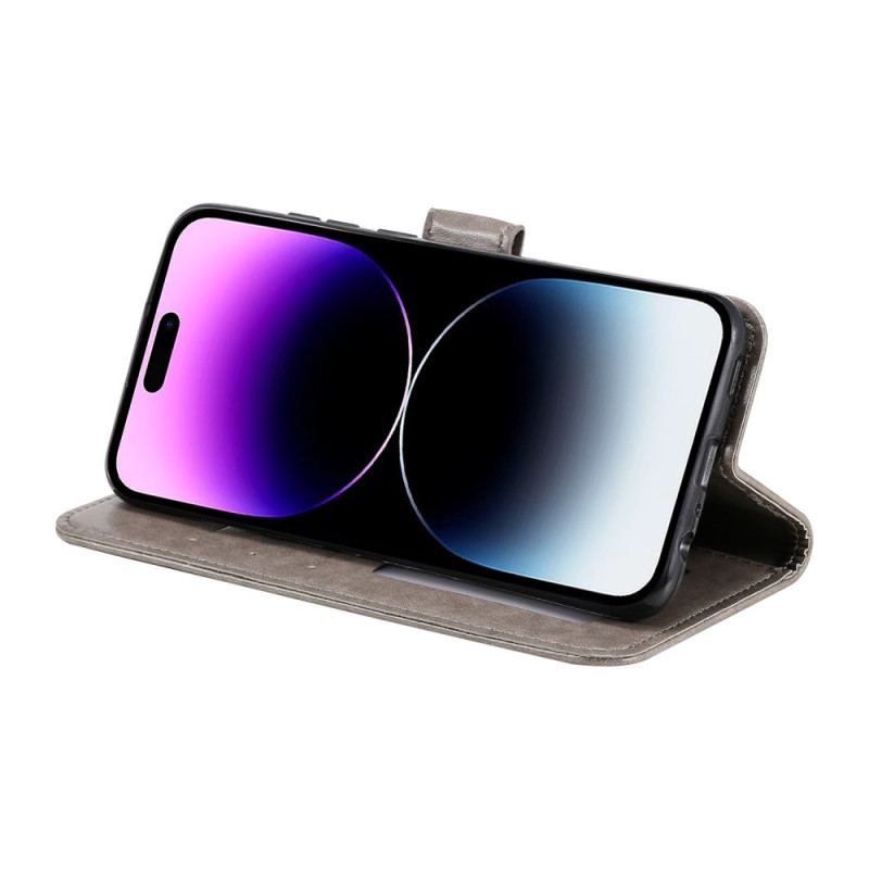 Etui Folio Do iPhone 16 Plus Mandala Słońce