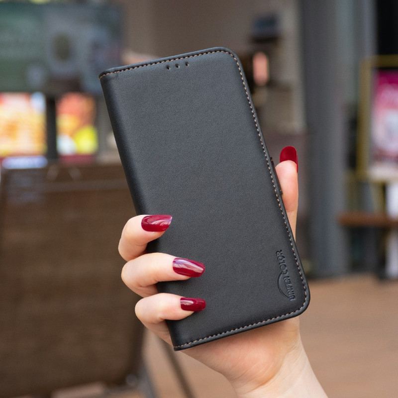 Etui Folio iPhone 16 Plus Skórzany Kolor Binfen Etui Ochronne