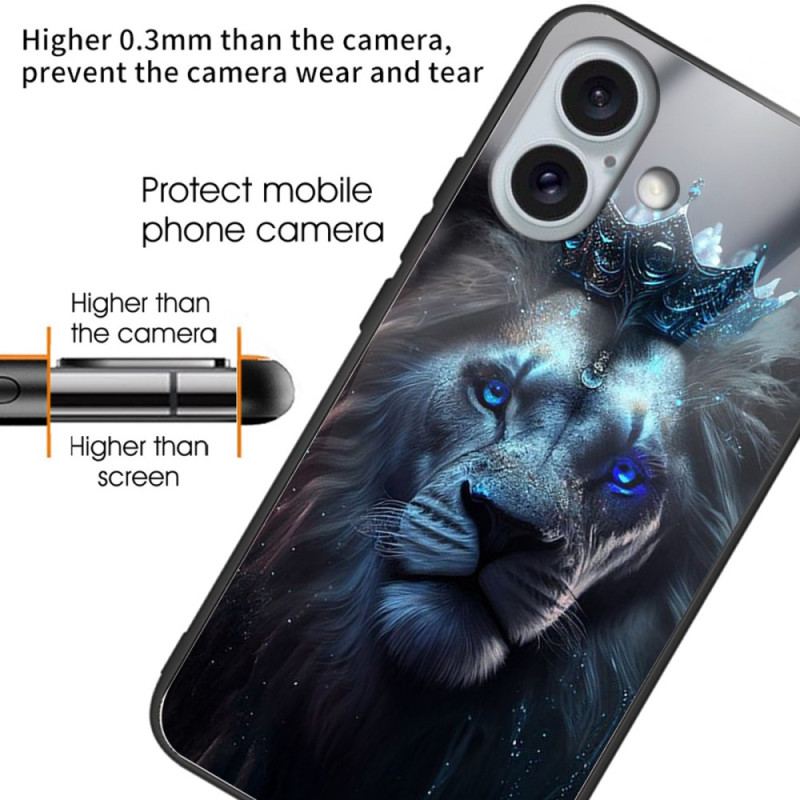 Etui iPhone 16 Plus Szkło Hartowane Blue Lion Etui Ochronne